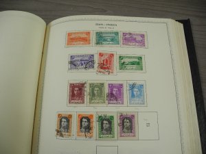 PERSIA, Fantastic Stamp Collection mounted/partially glued in a Minkus