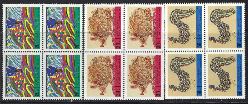 Germany Berlin 9NB79-82 MNH BLOCKS OF 4 [D3]