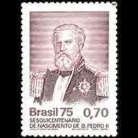 BRAZIL 1975 - Scott# 1416 Emperor Set of 1 NH