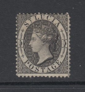 St. Lucia, Scott 11 (SG 15), MNG (no gum)