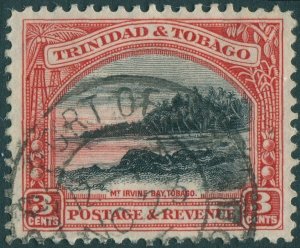 Trinidad & Tobago 1935 SG232 3c black and red Mt Irvine Bay FU