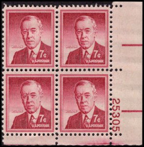 US #1040 WILSON MNH LR PLATE BLOCK #25305