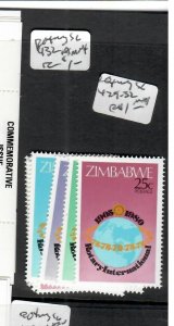 ZIMBABWE  (P2805B)  ROTARY  SC 429-432   MNH 