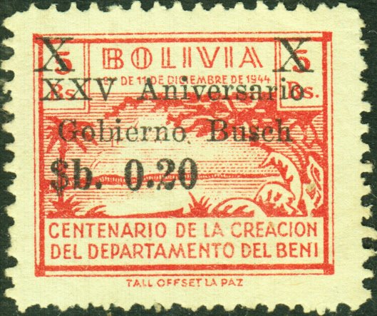 Bolivia #488 Used