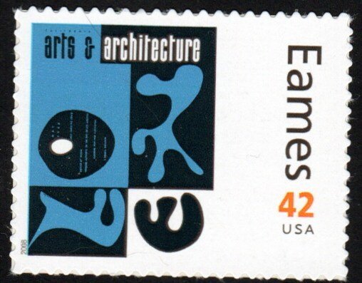 SC# 4333k - (42c) - Charles & Ray Eames Lounge Magazine Cover - MNH - Single