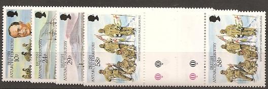 British Antarctic Territory 137-40 1987 Scott G/P NH