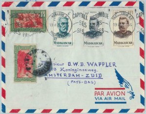 81059 -  MADAGASCAR - POSTAL HISTORY - Airmail COVER to the NETHERLANDS  1954