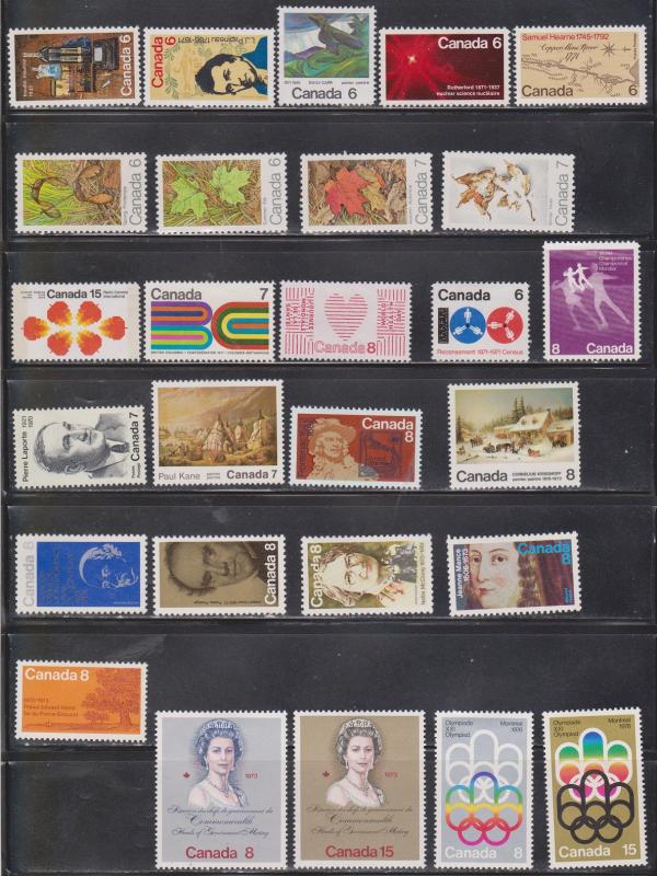 CANADA Collection Of Mint Hinged ( Some Remnants) - Good CV