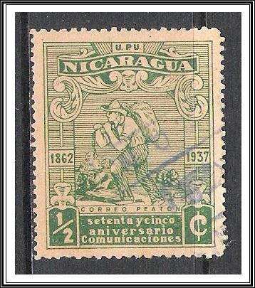 Nicaragua #665 Mail Carrier Used