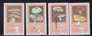 South Africa - Ciskei # 102-105, Edible Mushrooms, Mint NH, 1/2 Cat.