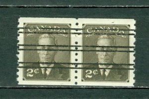 CANADA 1950 GEO VI  #298xx  PRECANCEL  COIL  PAIR   MNH..$6.00