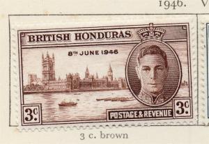 British Honduras 1946 Early Issue Fine Mint Hinged 3c. 205178