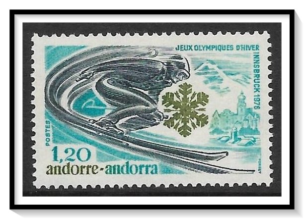 Andorra French #244 Winter Olympics MNH