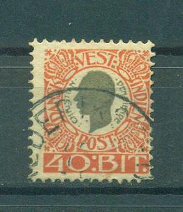 Danish West Indies (DWI) sc# 35 used cat value $8.25