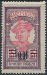 Martinique    SC# 108  MLH   see details & scans