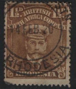 RHODESIA, 121, USED, 1913-23, KING TYPE