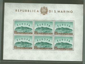 San Marino #490  Souvenir Sheet