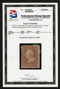 #94  3c Grilled Issue  - Clean and Nice (Mint HINGED) PSE Certified  cv$350.00