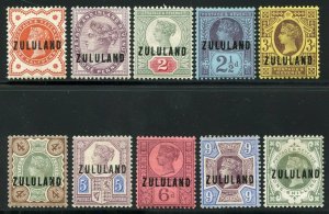 ZULULAND  SCOTT#1/10 MINT HINGED -- SCOTT VALUE $531.50