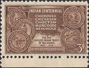 # 972 MINT NEVER HINGED INDIAN CENTENNIAL