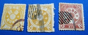 JAPAN DOCUMENT REVENUE STAMPS  USED              (J5)