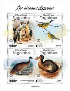 2024 04 - TOGO - EXTINCT BIRDS             4V  complet set    MNH **