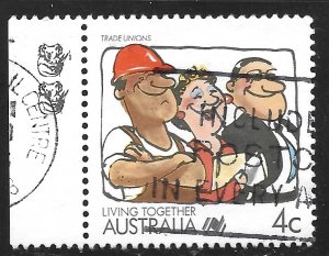 Australia #1056 4c Living Together - Trade Unions