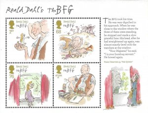 GB QEII 2012 Roald Dahl The BFG Miniature Sheet SG MS3264 Cat £12 Superb U/M