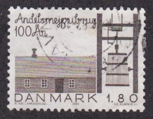 Denmark # 725, Butter Churn & Barn, Used, 1/2 Cat.