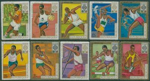 Burundi 1968 SG396-405 Olympic Games Mexico set MLH