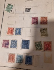 Huge Old Collection Of Europe Stamps. Austria, Germany, Monaco, Chzec used #1079