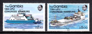 Gambia - Scott #523-524 - MNH - SCV $4.25