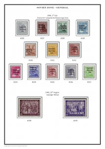 Germany Allied  Occupation 1945-1949  PDF(DIGITAL) STAMP ALBUM PAGES