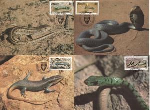 Venda - 1986 Reptiles Maxi Card Set SG 119-138
