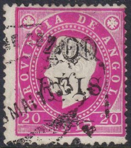 Angola 1902 SC 67a perf 13.5 Used 