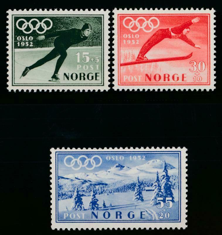 NORWAY B50-52 MINT NH OLYMPICS 1952