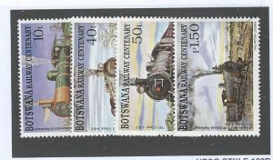 Botswana trains mnh  s.c.# 550-553