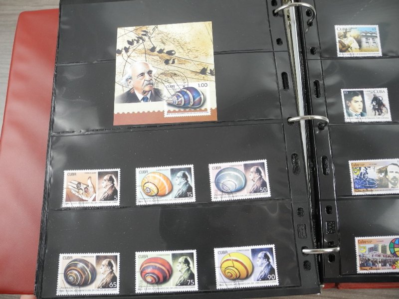 CUBA(2002-2008), Stamp Collection in stock pages(Kenmore binder)