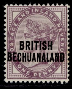 BRITISH BECHUANALAND QV SG33, 1d lilac, NH MINT.