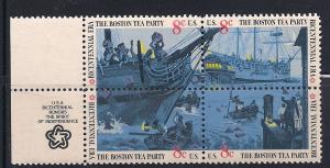 Bicentennial Block Sc# 1480 83 Boston Tea Party MNH LL