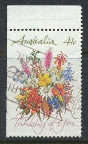 SG 1230b  SC# 1164a left margin imperf  Used  Wildflowers perf 14½