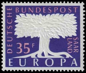 Saar - Scott 287 - Mint-Never-Hinged