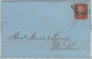 75302 - GB / IRELAND - Postal History -  COVER from BELFAST to DUBLIN  1854