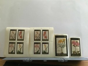 Staffa Scotland plant flowers Watsonia mint never hinged stamps  R25298