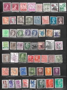 WORLDWIDE Mixture Lot Page #83  PAGE of 50+ Stamps. Collection / Lot