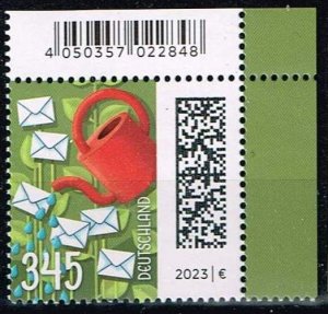 Germany 2023, Sc.#3361  MNH, Letters as Bed of Flowers