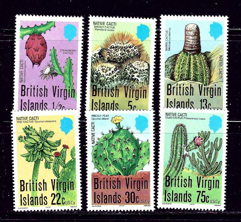 Virgin Is 350-55 MNH 1979 Cactus