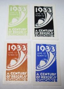 US Chicago Illinois 1933 mint stamp 6a90 cinderella