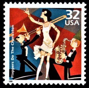 US 3184h MNH VF 32 Cent Flappers Celebrate the Century 1920