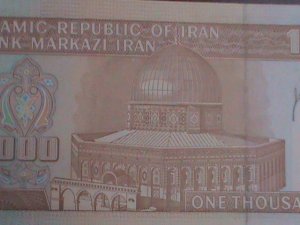 ​IRAN-1992-CAT#143-CENTRAL BANK OF IRAN1000 RIALS- UNCIRCULATED VF-LAST ONE